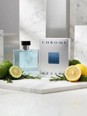 brand new in box CHROME by Loris Azzaro for Men Cologne 3.3 oz / 3.4 oz EDT